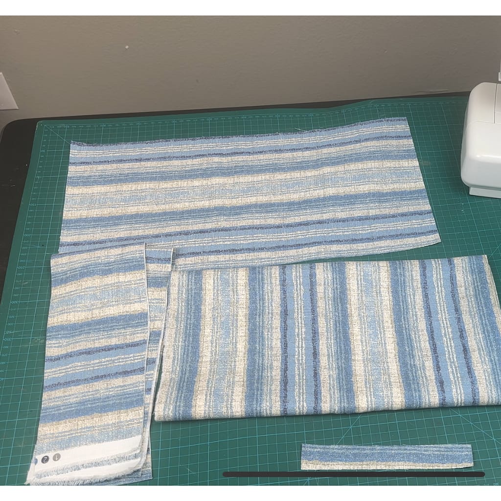 pattern pieces to make a diy waist apron