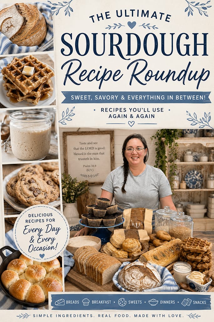 sourdough recipe roundup pin