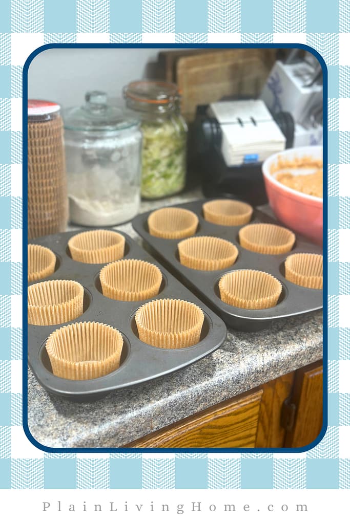 line muffin tins 