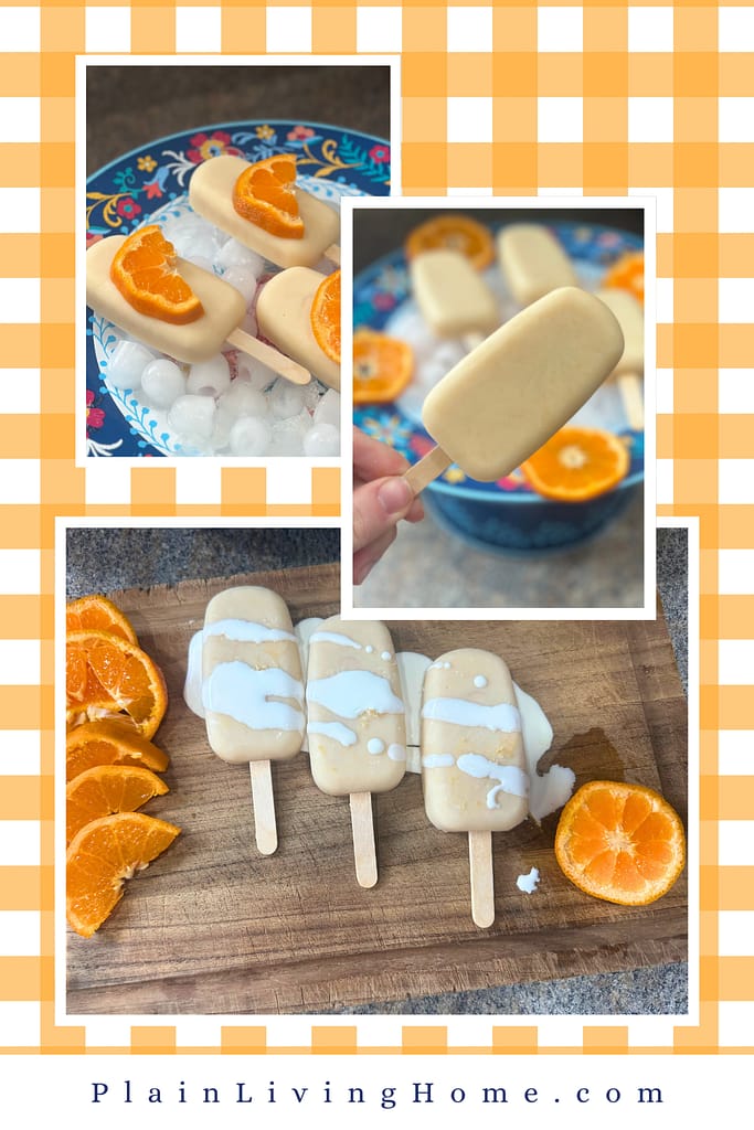 delicious orange creamsicle popsicles for summertime