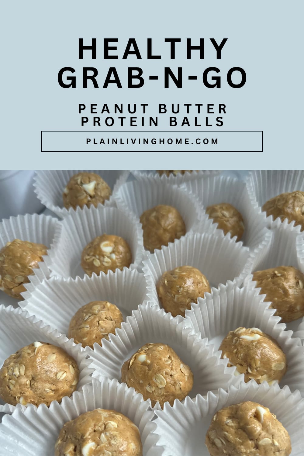 peanut butter protein balls