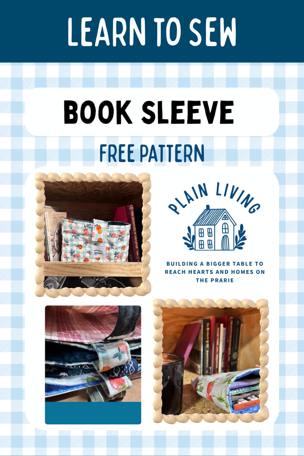 How to Sew a Book Sleeve (Beginner Friendly & Perfect for Gifts)