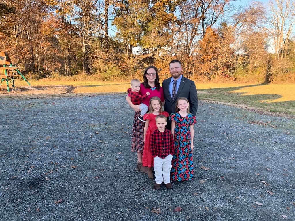 family photo before Finn