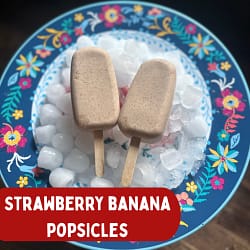 homemade strawberry banana smoothies