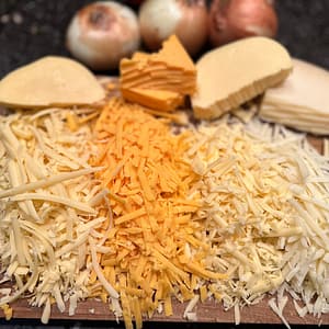 grated cheeses for onion casserole Tennessee onions