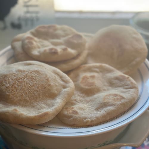sourdough pita breads