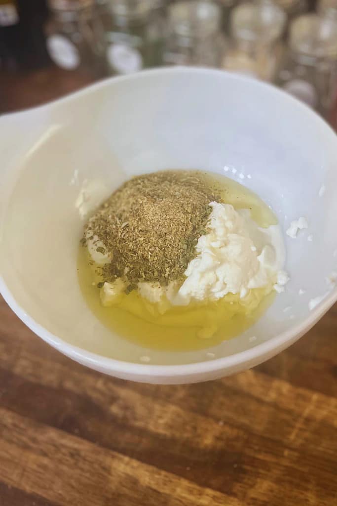 greek chicken marinade with greek yogurt, olive oil, and spices