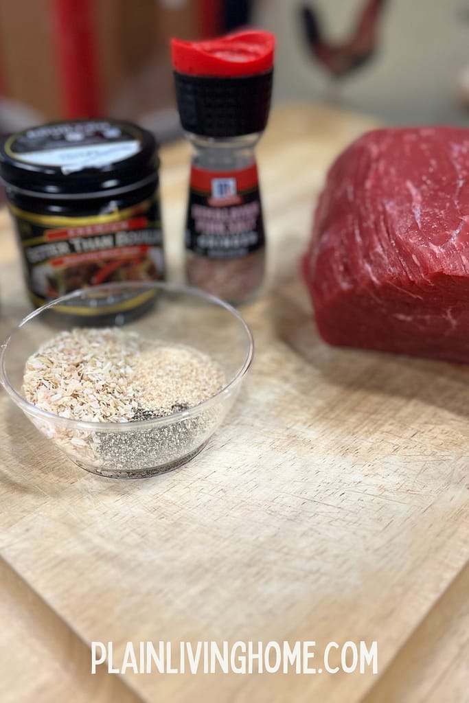 ingredients for a pot roast
