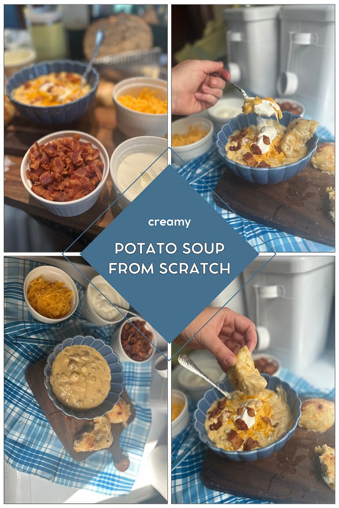 how to make creamy potato soup