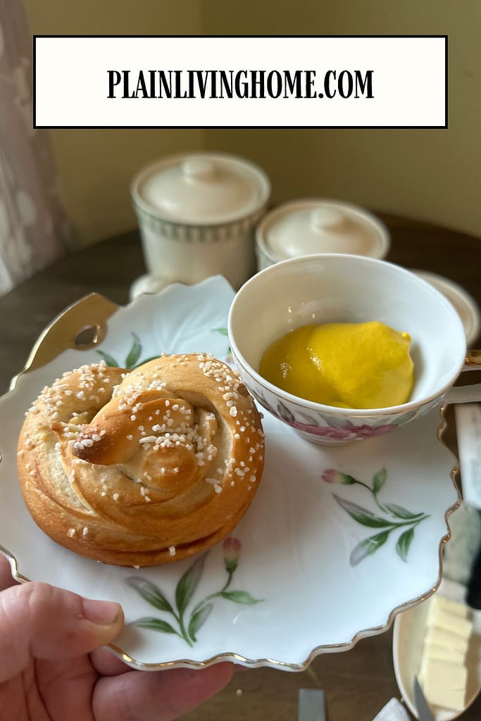 sourdough soft pretzels