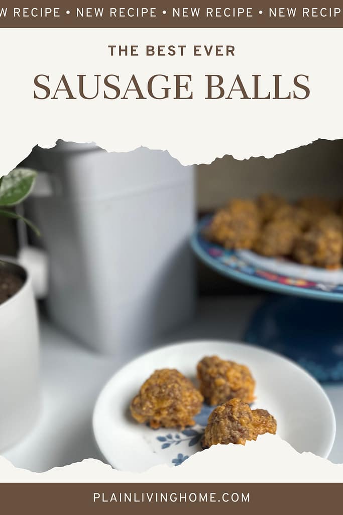 The easiest sausage balls to make for a party