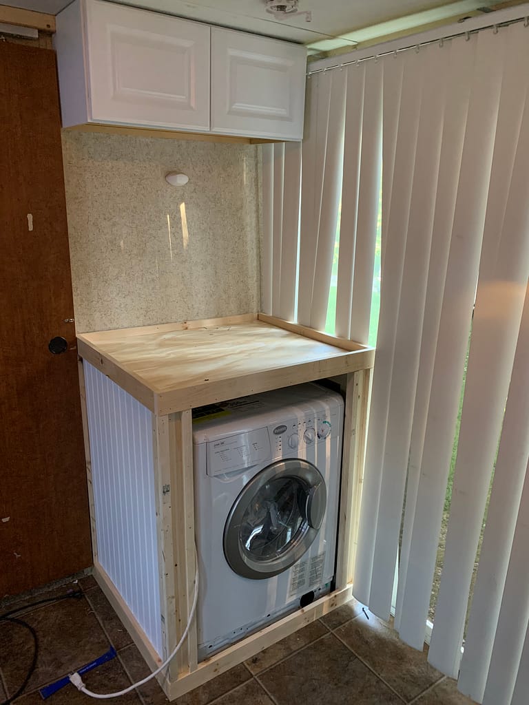 building a laundry corner into an RV