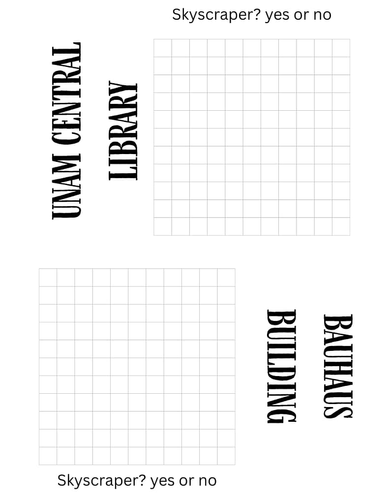 sketching pages for observation within the STEM unit study